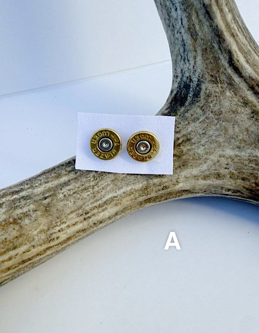 Bullet Stud Earrings