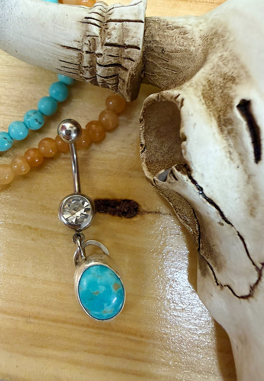 Turquoise Belly Button Ring