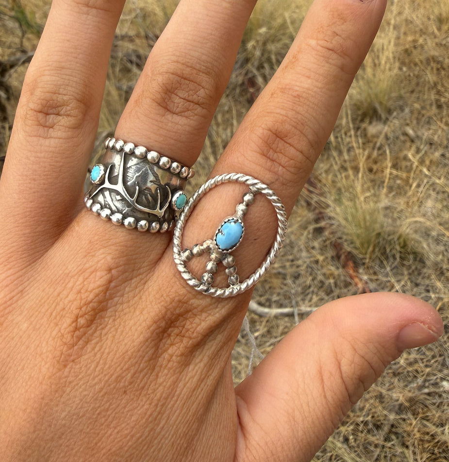 Golden Hills Peace Ring