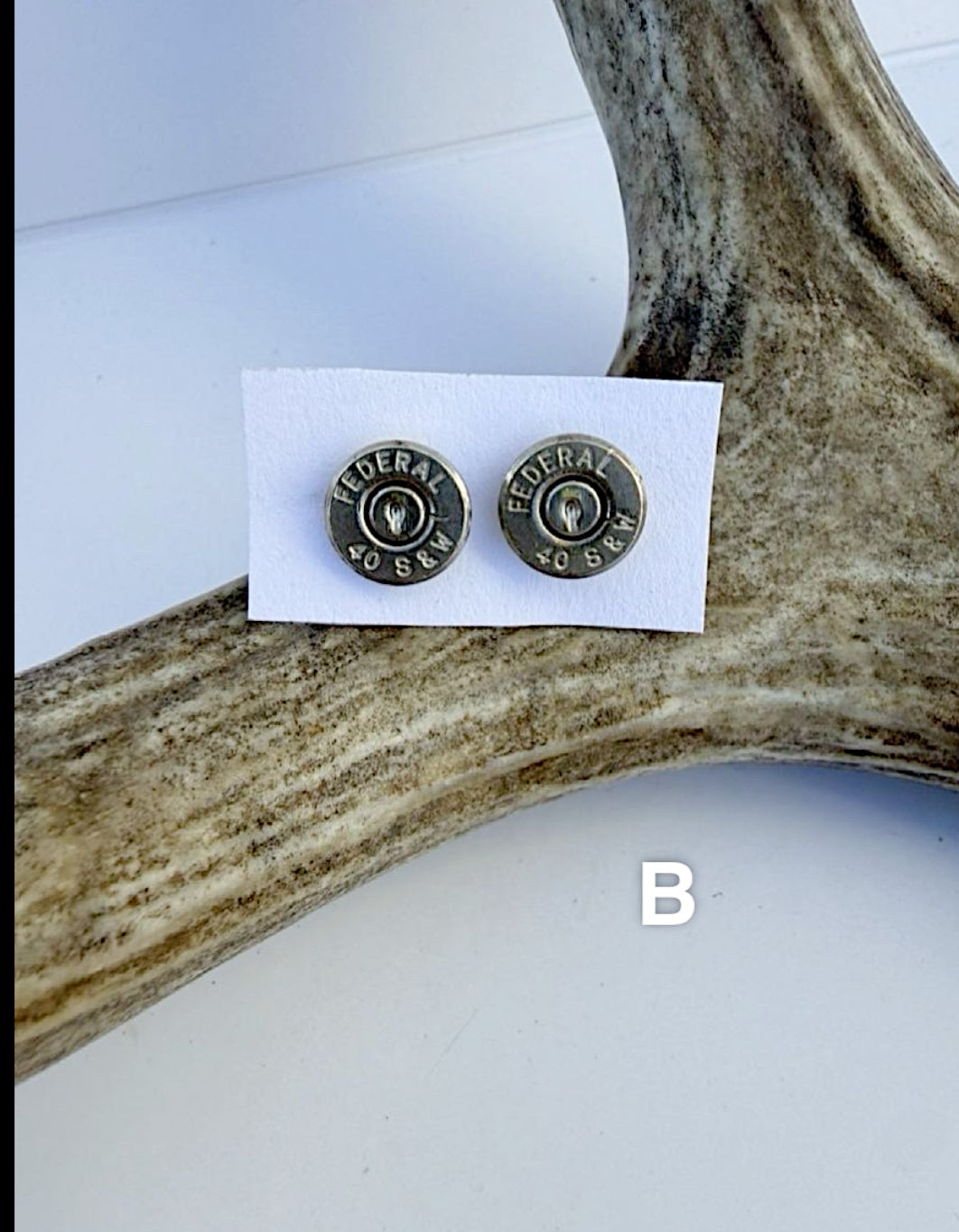 Bullet Stud Earrings