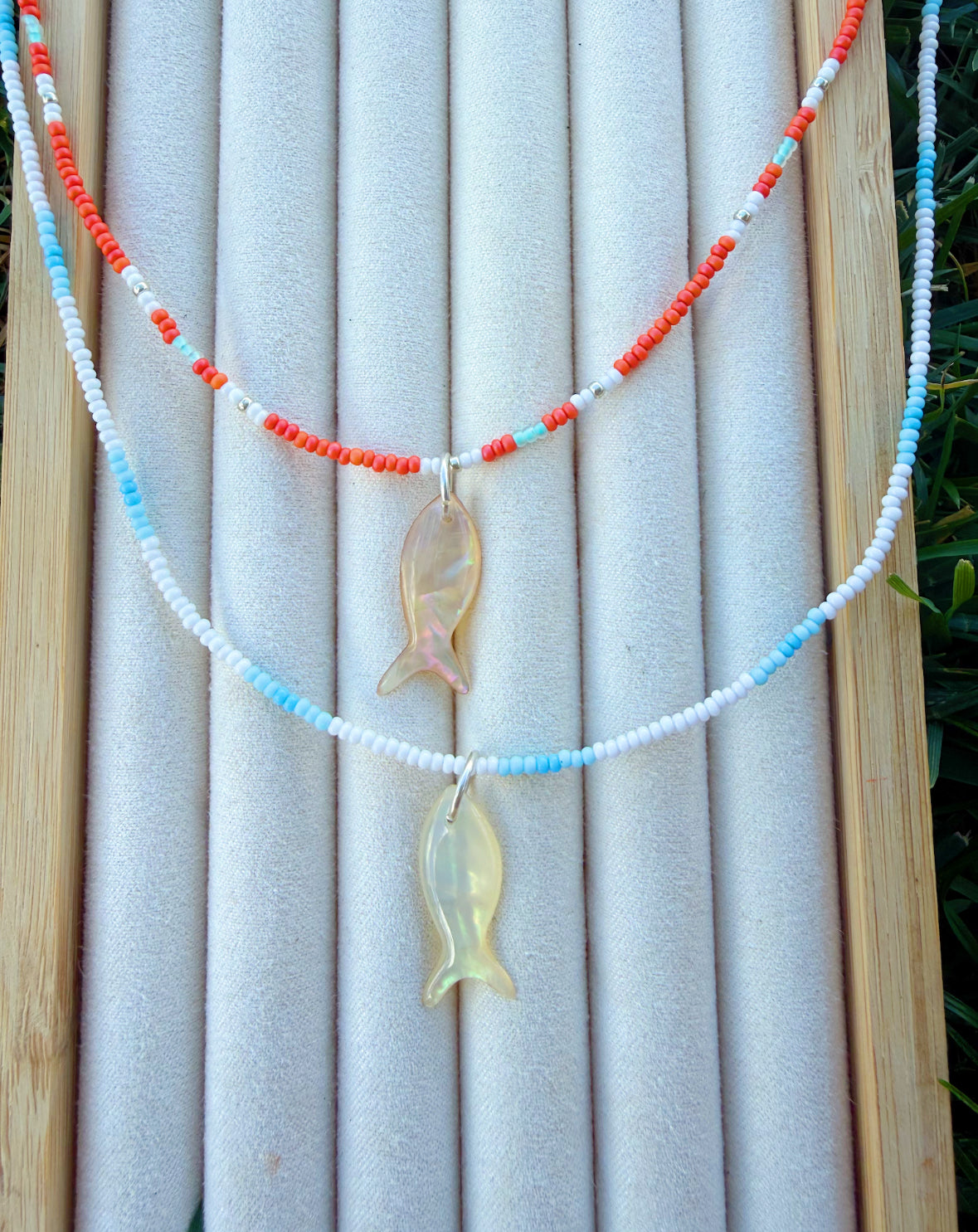 Beaded Charm Necklace