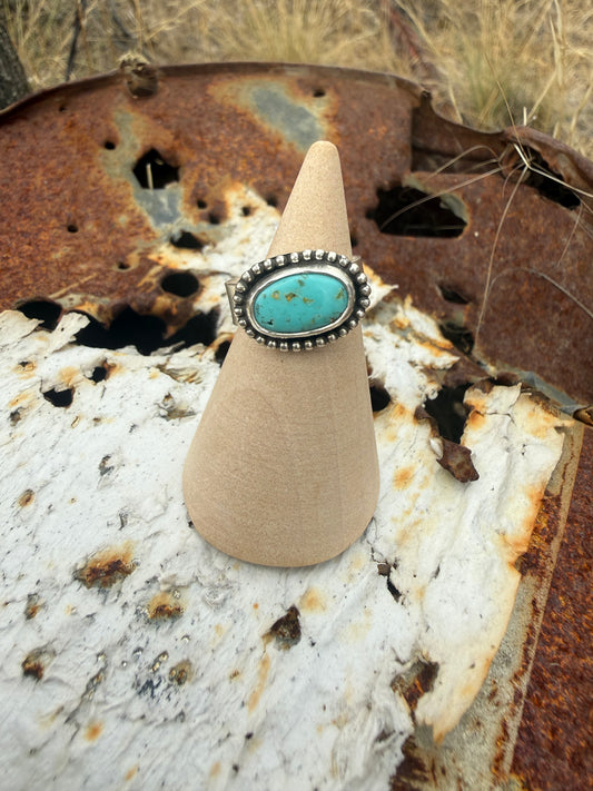 Turquoise Wide Band Ring