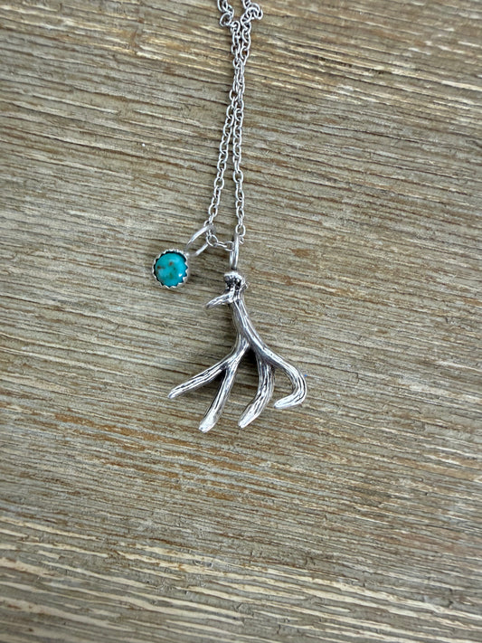 Mule Deer Charm Necklace