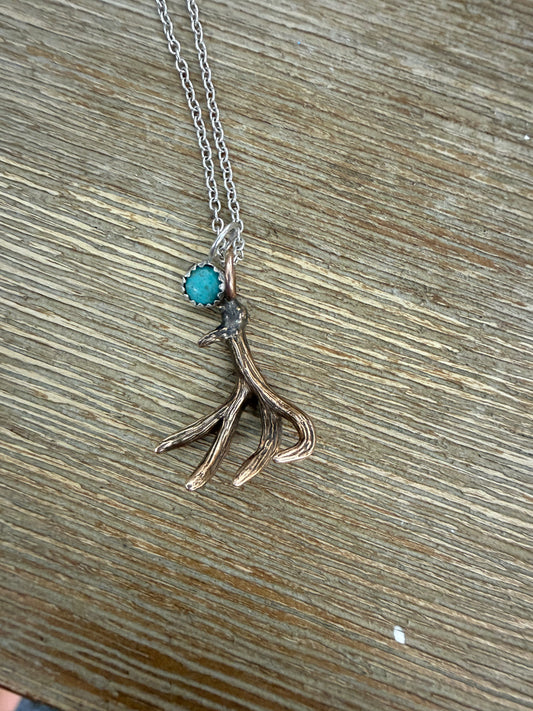 Mule Deer Charm Necklace